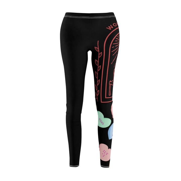 Women's Mid-rise Casual Leggings (AOP) - 509FAVORITE