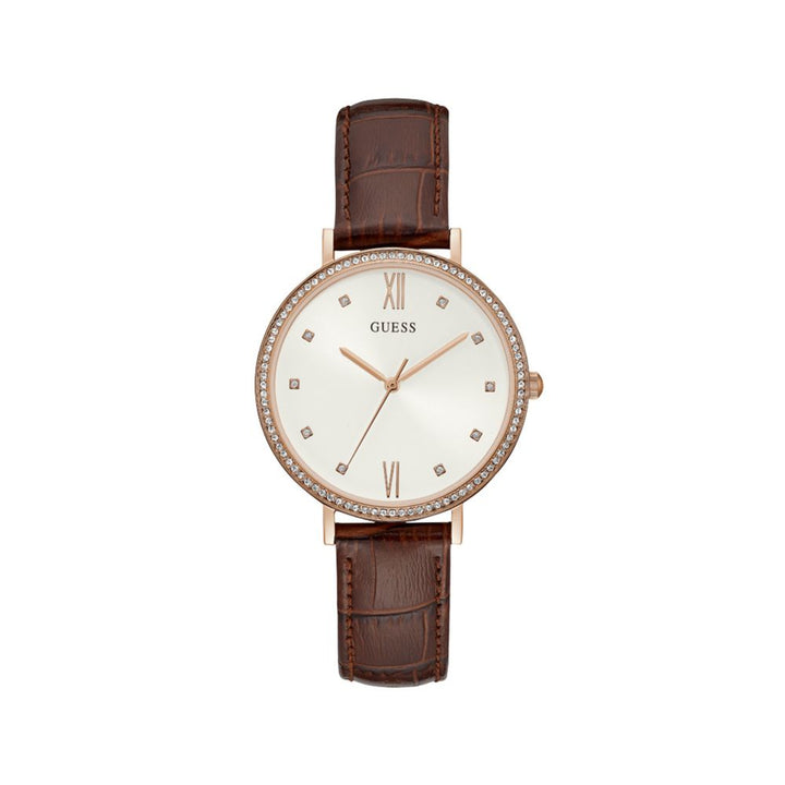 Brown Leather Watch - 509FAVORITE