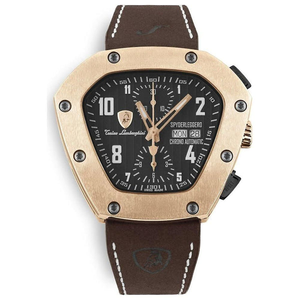 Black Leather Watch - 509FAVORITE