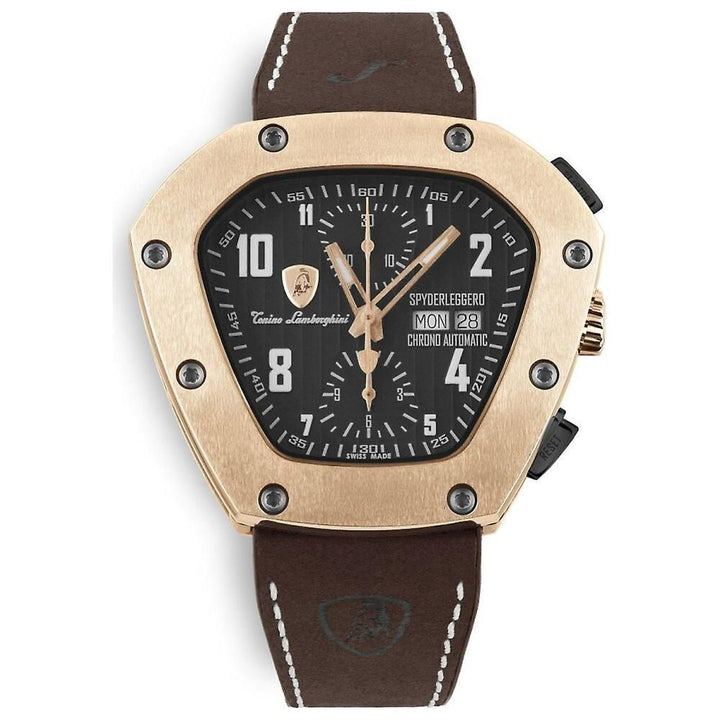 Black Leather Watch - 509FAVORITE