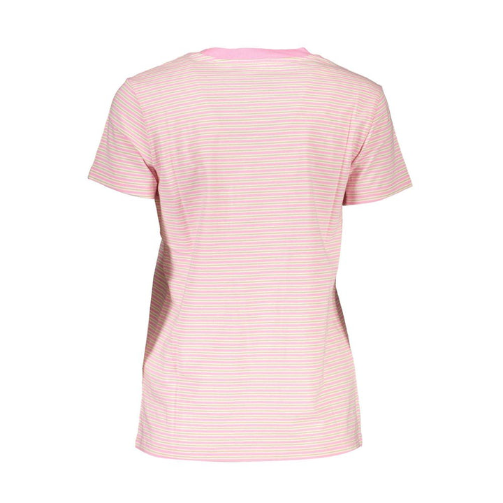 Pink Cotton Women T-Shirt - 509FAVORITE