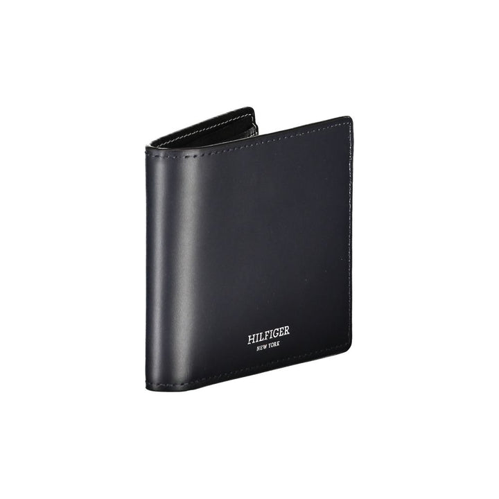 Elegant Blue Leather Bifold Wallet - 509FAVORITE