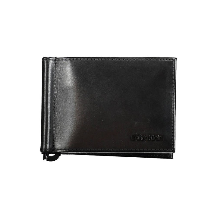 Black Leather Men Wallet - 509FAVORITE