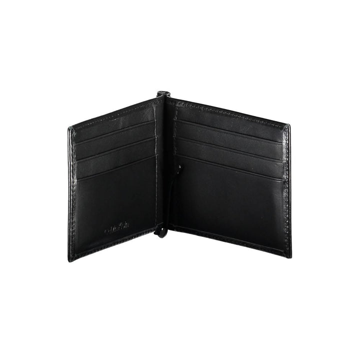 Black Leather Men Wallet - 509FAVORITE