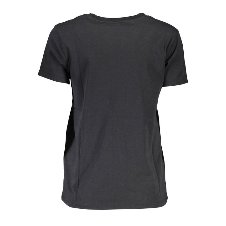 Black Cotton Women T-Shirt - 509FAVORITE