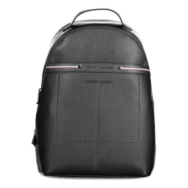 Black Polyethylene Men Backpack - 509FAVORITE