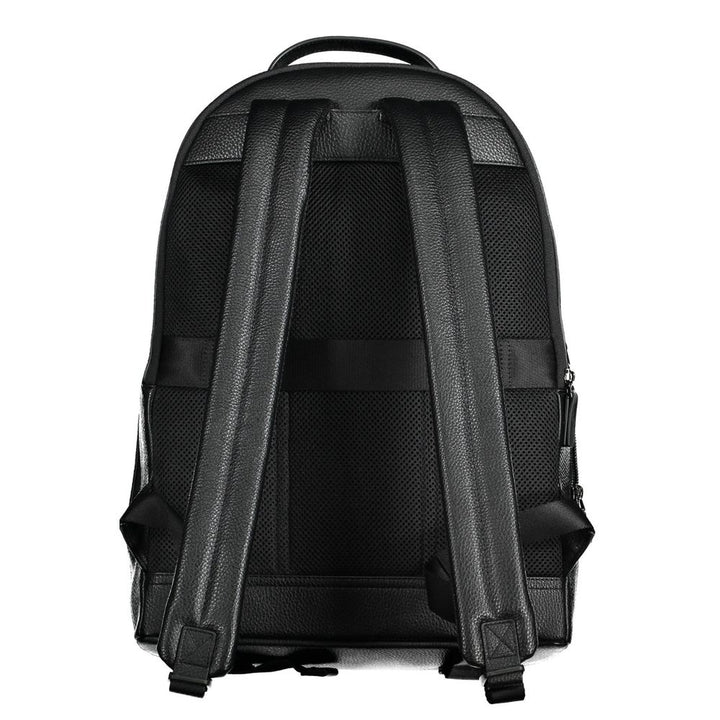 Black Polyethylene Men Backpack - 509FAVORITE