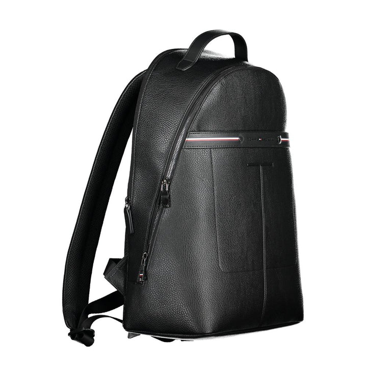 Black Polyethylene Men Backpack - 509FAVORITE