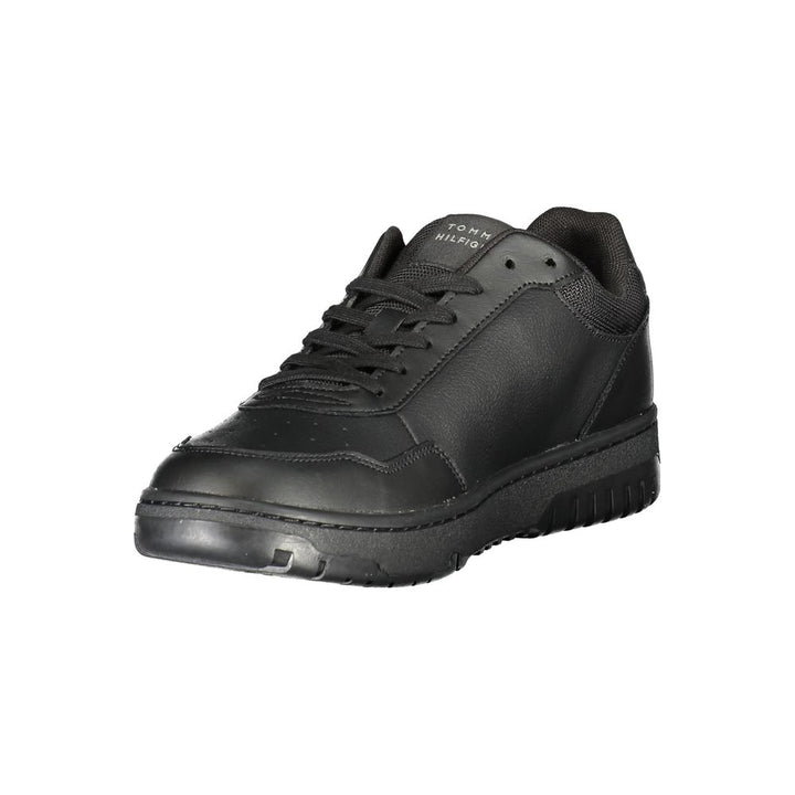 Black Leather Men Sneaker - 509FAVORITE