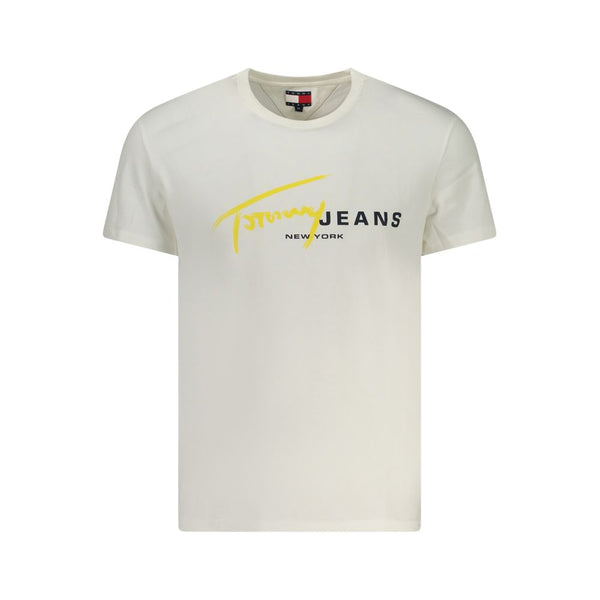 White Cotton Men T-Shirt - 509FAVORITE