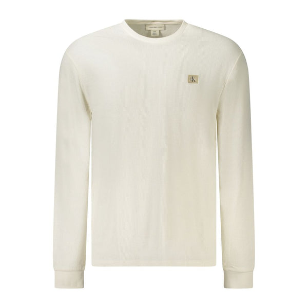 White Cotton Men Sweater - 509FAVORITE