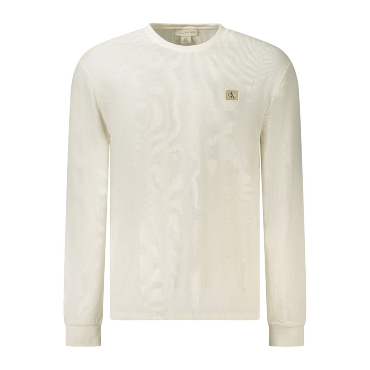 White Cotton Men Sweater - 509FAVORITE