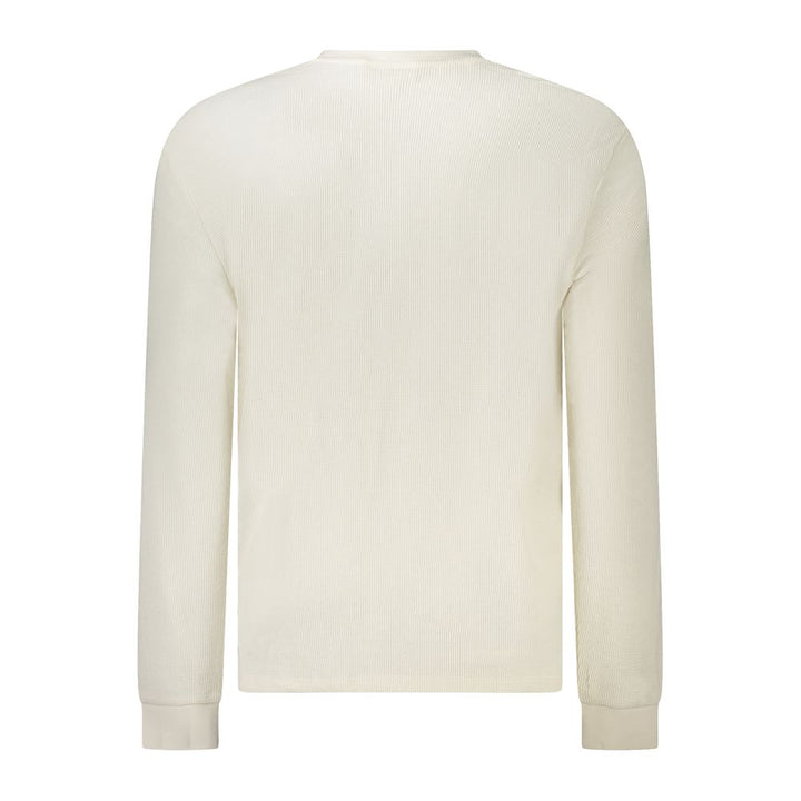 White Cotton Men Sweater - 509FAVORITE