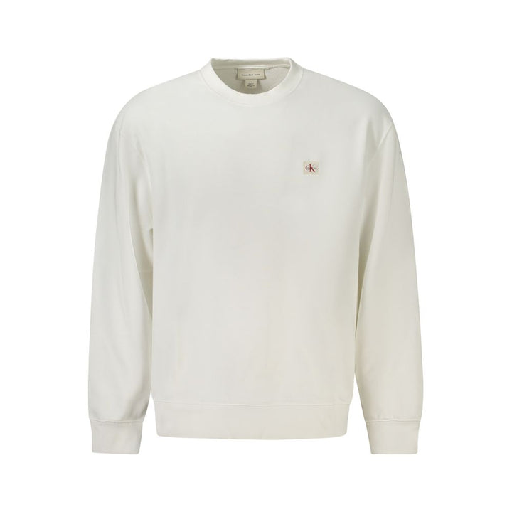 White Cotton Men Sweater - 509FAVORITE