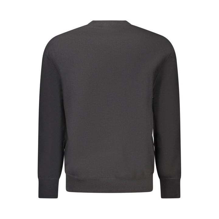 Black Cotton Men Sweater - 509FAVORITE