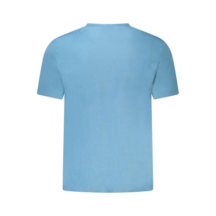 Blue Cotton Men T-Shirt - 509FAVORITE