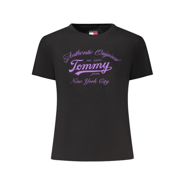 Black Cotton Women T-Shirt - 509FAVORITE