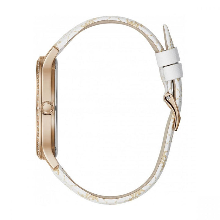 White Leather Watch - 509FAVORITE