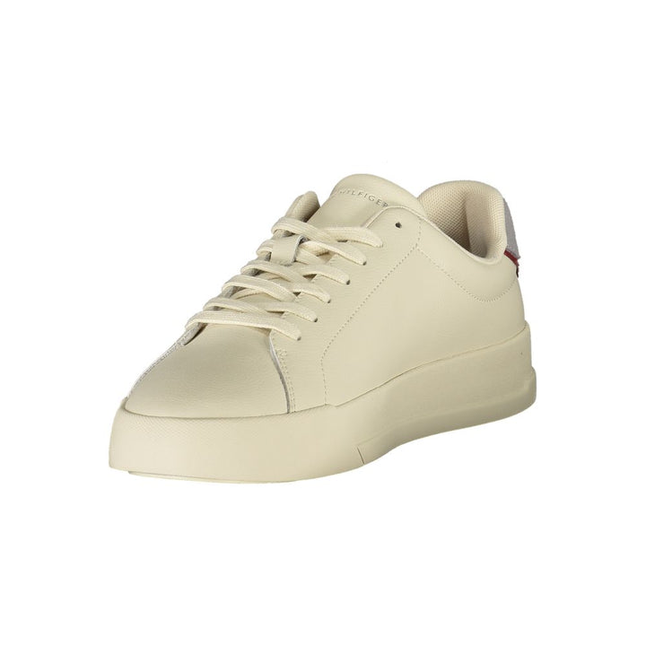 Beige Leather Men Sneaker - 509FAVORITE