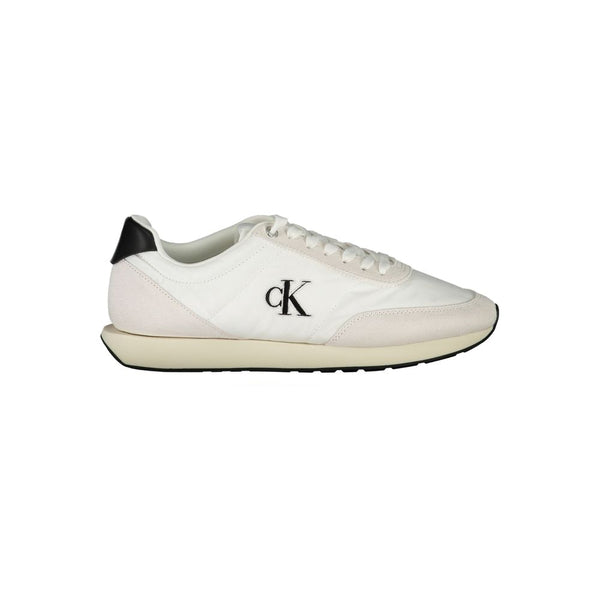 White Polyester Men Sneaker - 509FAVORITE