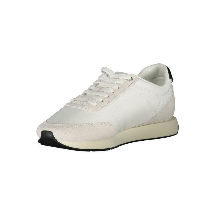 White Polyester Men Sneaker - 509FAVORITE