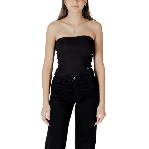Black Recycled Cotton Top