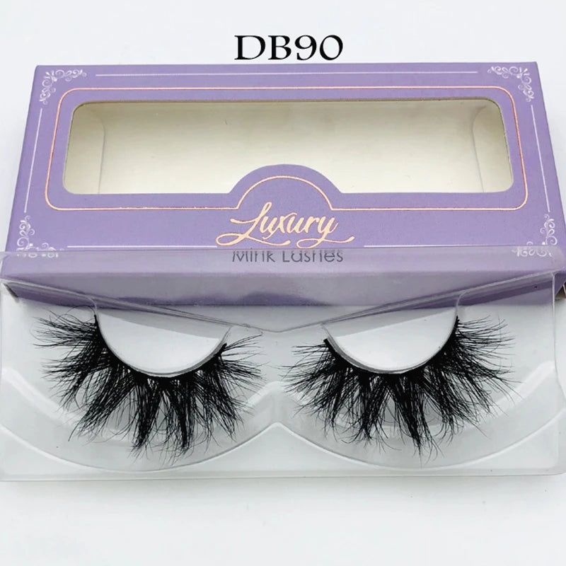 Free shipping products high quality brand makeup 100% siberian mink eyelashes