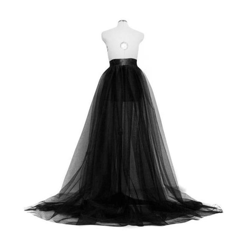 Fashion Women Tulle Tutu Long Skirt Wedding Party Prom Bandage Mesh Maxi Skirt Solid Color Womens Skirts Lace Up Bandage Skirts