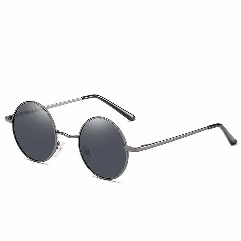 MYT_0343 Polarized Sunglasses Men Women Retro Round Sun Glasses Metal Frame Eyewear Driving Oculos De Sol UV400