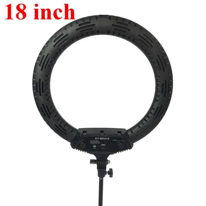 18 inch LED Ring Light 3200-5600K 416pcs Led Bead 65W Photography Lighting LED Ring Lamp Without Tripod for Makeup Video YouTube