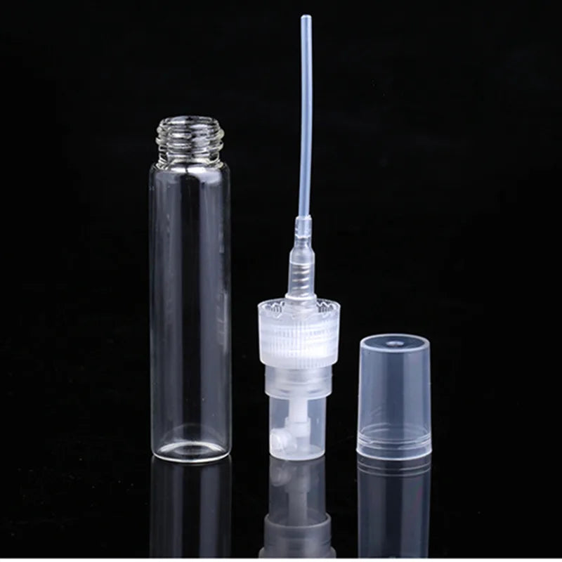 5pcs/Pack 2ml 3ml 5ml 10ml Mist Spray Bottle Spray Pump Bottle Travel Refillable Glass Perfume Bottle With Sprayer