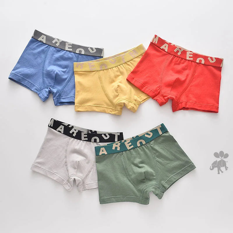 Boys Underwear Children Panties Boys Cotton Boxer Shorts Children's Clothing Kids Underwear For 2-16T 5Pcs Teen Panties For Kids