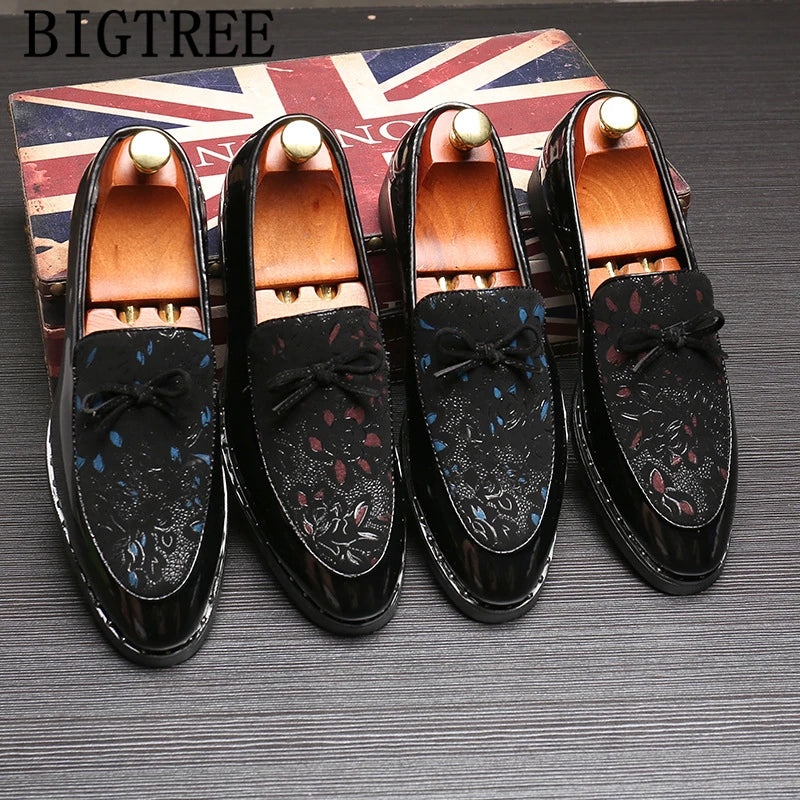 Italian Mens Dress Shoes Loafers Office Shoes Men Party Shoes For Men Italian Zapatillas Para Hombre Sapato Masculino Social