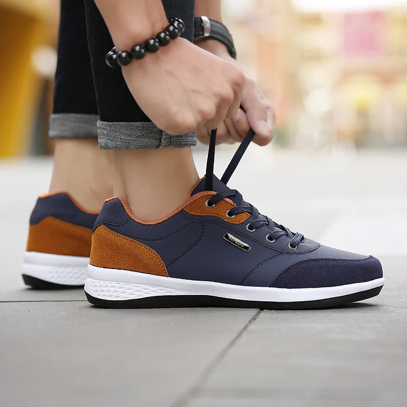 Autumn New Men Shoes Men Sneakers Microfiber Leather Casual Shoes For Men Classic Best Sell Footwear Winter Shoes