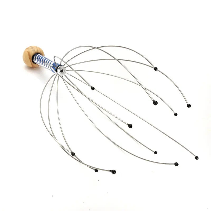 1PC Head Massager Neck Massage Octopus Scalp Stress Relax Spa Wholesale