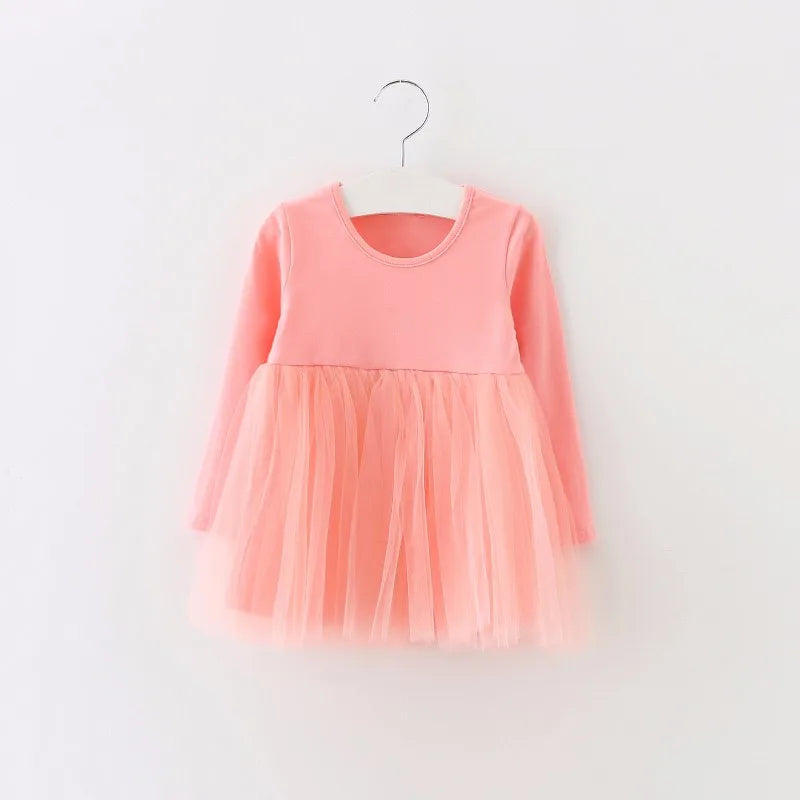 2024 Baby Girl Dress Summer 1st Birthday Dress For 1 Year Baby Girl Clothes Long Sleeve Baby Girl Party Clothes Princess Outfit