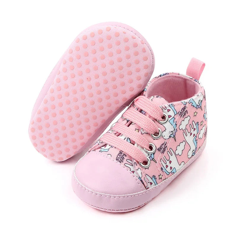 Spring Cute Unicorn Baby Shoes Boy Girl Sneakers Warm Soft Bottom Anti Slip Newborn Shoes Toddler Enfant First Walkers