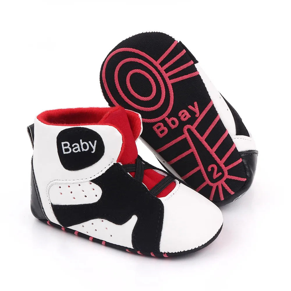 Spring Newborn Baby Casual Sports Shoes Baby Shoes Baby Boys Sneakers Soft Bottom Breathable Baby Girls Infant Toddler Shoes