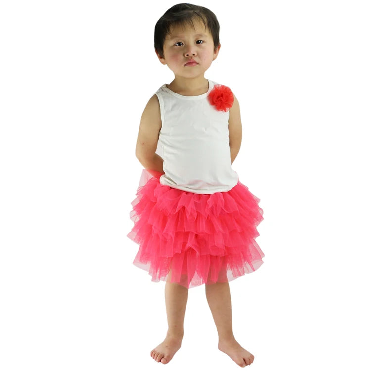 Girls skirts brown tutu skirts tutus fluffy skirt for baby girls 3-8 Years pettiskirt チュチュスカート spódnica Tutu  юбка балетной пачк