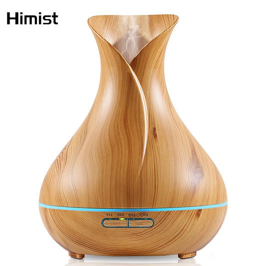 Essential Oil Diffuser Mist Maker Fogger 500ML Large Capacity Ultrasonic Air Humidifier with LED Lights for Home Aroma Diffuser