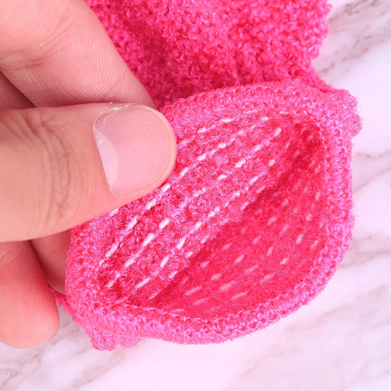 Exfoliating Body Massage Sponge Bath Gloves Skin Bath Shower Wash Cloth Shower Scrubber Back Scrub Moisturizing Spa Skin Gloves