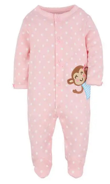 Bebes Pajamas Baby Clothes Infants Toddler Boys Overalls Jumpsuits Bebes Winter Clothing Cotton Newborn Girls Clothes 3M-12M