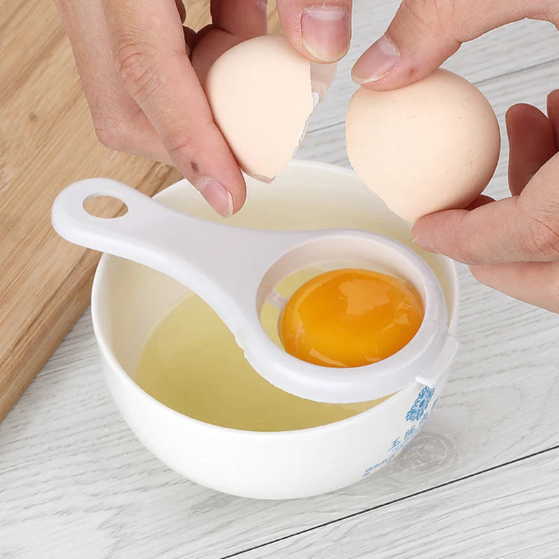 Egg White And Yolk Separator With Silicone Holder Egg Dividers Suction Eggs Separator Cooking Tool Egg Kitchen baking tool