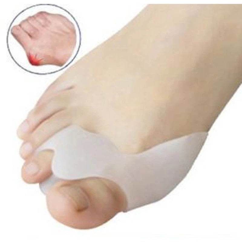 1Pair Beetle-crusher Separator Bone Thumb Bunion Corrector Hallux Valgus Pedicure Foot Tools Toes Separator Plantar Fasciitis