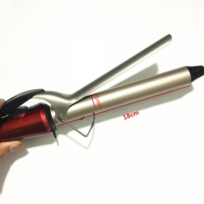 Cone head ceramic rollers Great pear flower heads and curling iron It does not hurt the hair