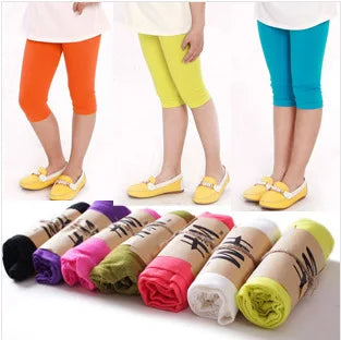 Summer Short Children Pants Leggings Girls Pants Wholesale Children's Clothing