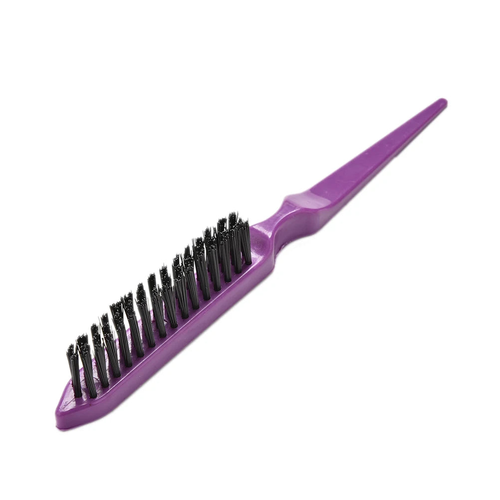 1 Pcs Professional Hair Brushes Comb Teasing Back Combing Hair Brush Slim Line Styling Tools 4 Colors Wholesale