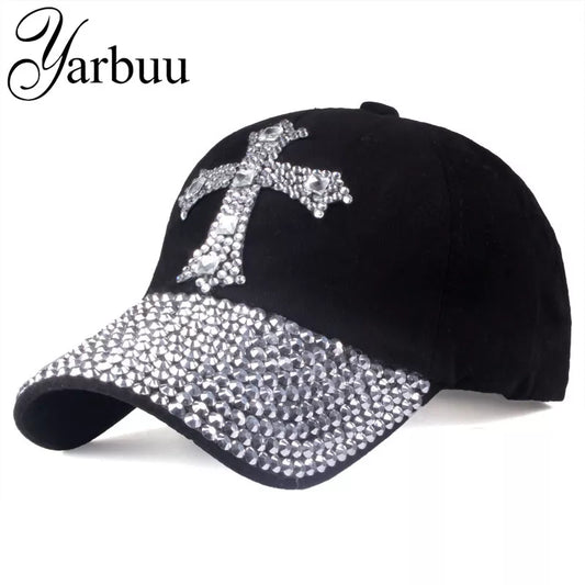 [YARBUU] Baseball Cap For Men & Women  2022 New Fashion Sun Hat The Adjustable 100% Cotton Rhinestone Cap Hat Free Shipping