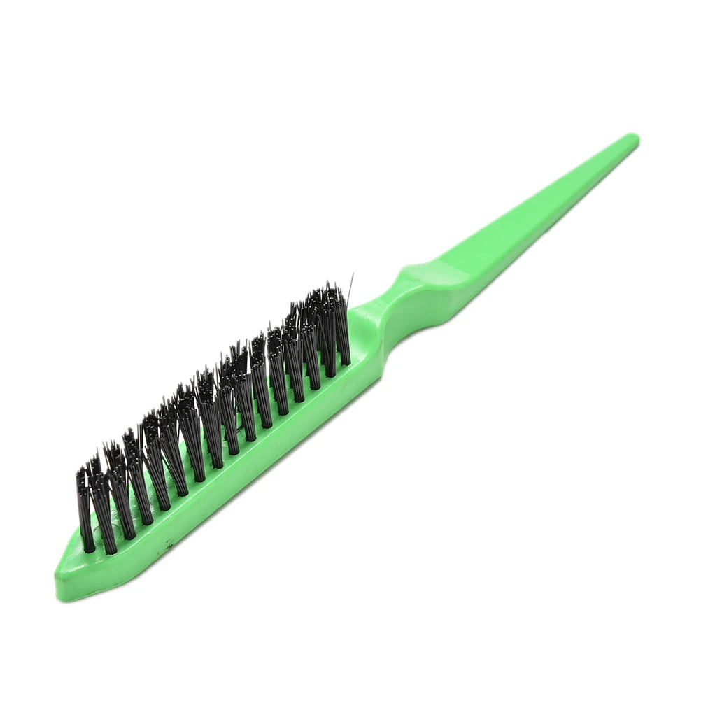 1 Pcs Professional Hair Brushes Comb Teasing Back Combing Hair Brush Slim Line Styling Tools 4 Colors Wholesale