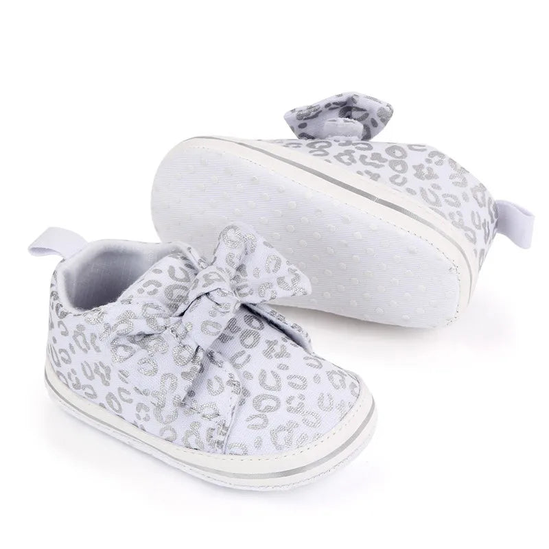 New Baby Girls Boys First Walkers Fashion Leopard Infants Cotton Shoes Antislip Soft Sole Newborn Casual Shoes